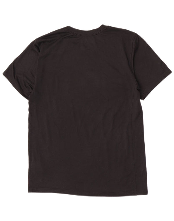 Nike Hommes Dri Fit Graphic T-Shirt Haut Petit Noir Polyester