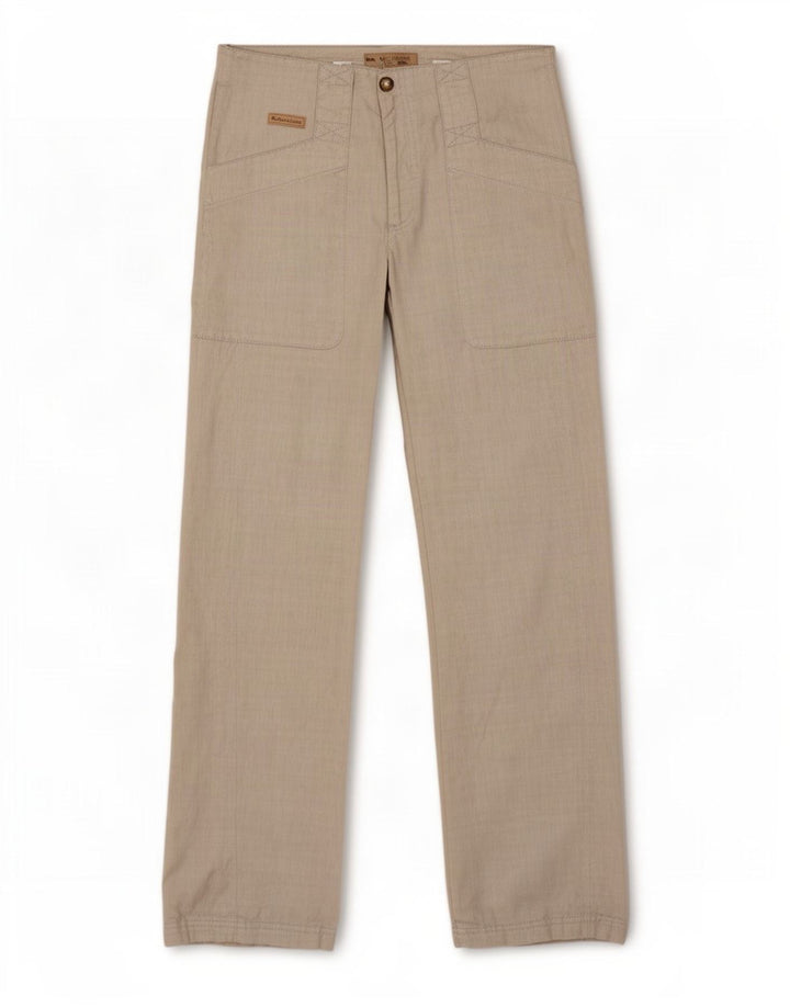 Marlboro Classics Pantalon cargo pour femme EU 42 Large W30 L30 Beige