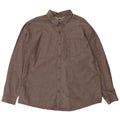 Eddie Bauer Chemise coupe classique pour homme 2XL Gris Coton