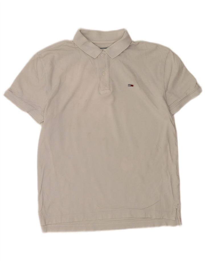 Tommy Hilfiger Polo Homme Petit Blanc Coton