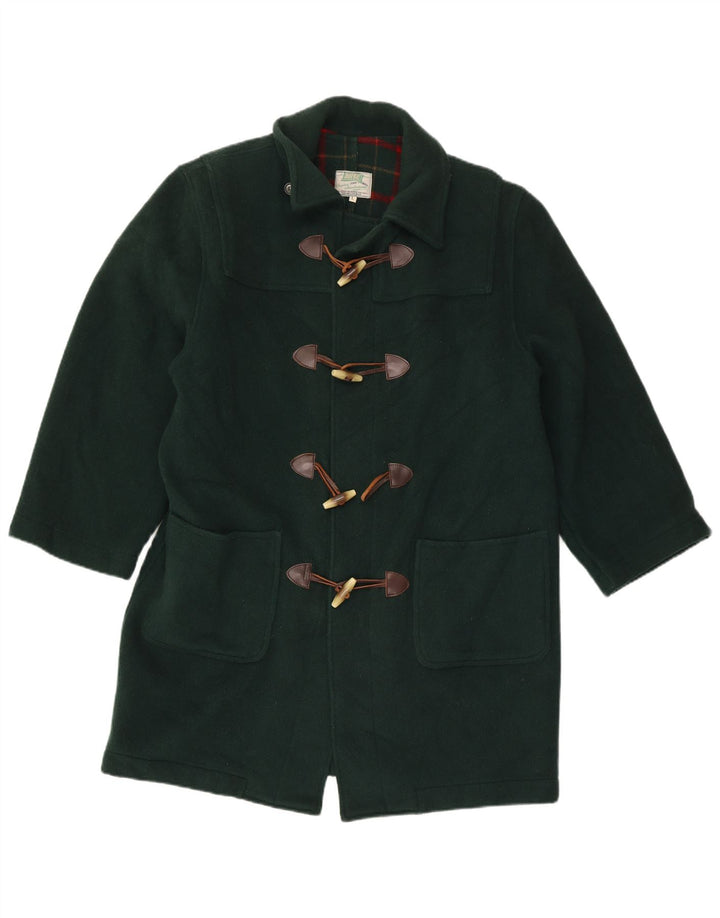 Rifle Duffle Coat Homme UK 40 Grande Laine Verte