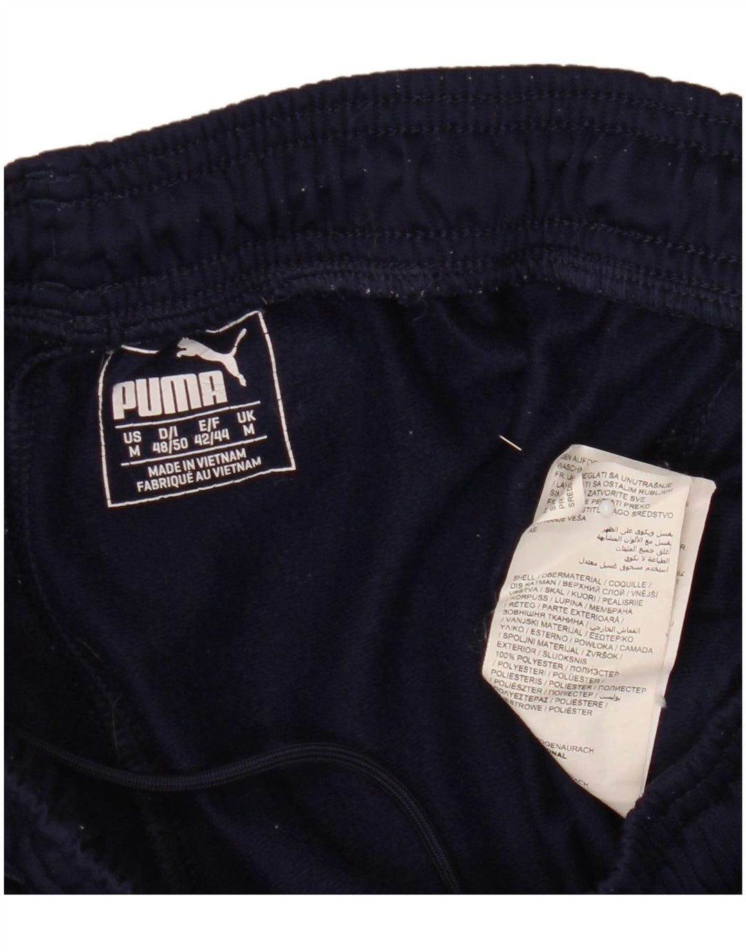 Puma Pantalon de Survêtement Homme Bleu Marine Moyen Polyester