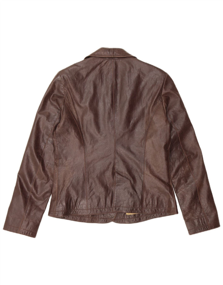 Massimo Rebecchi Veste Blazer 2 Boutons Femme IT 46 Large Marron