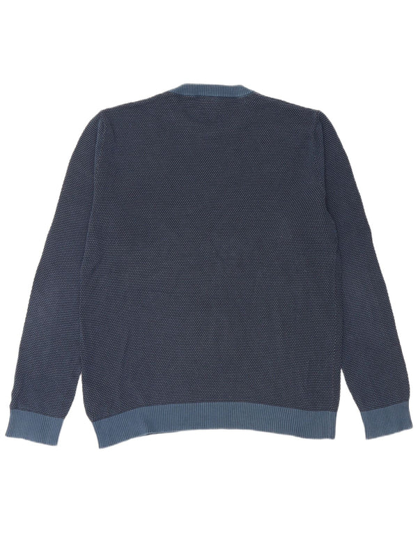 JACK & JONES Pull col rond homme 2XL bleu marine coton