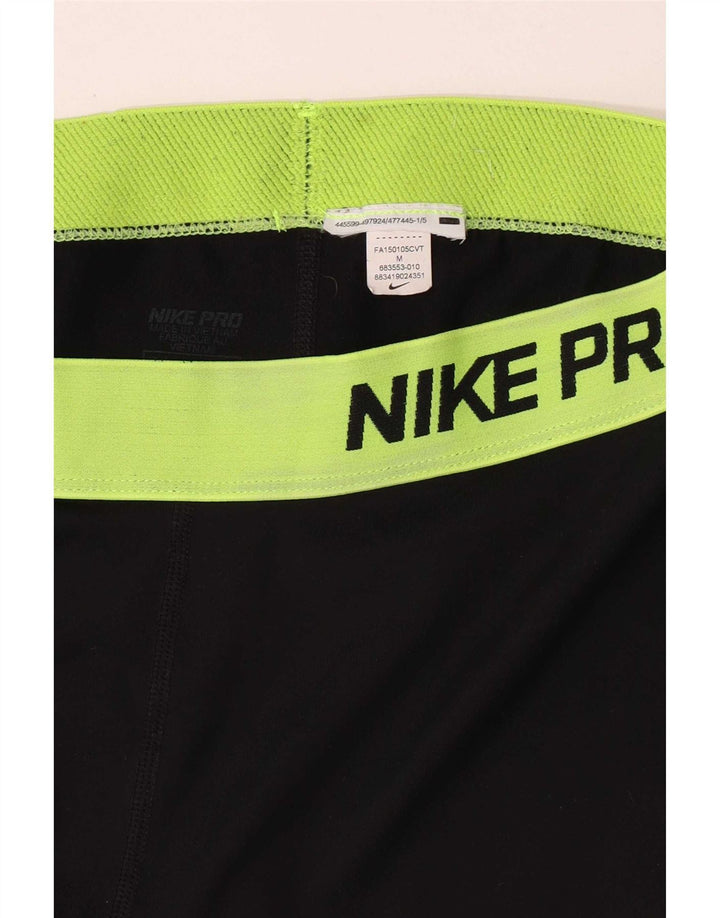 Nike Legging Capri graphique pour femme UK 12 Noir moyen colour block
