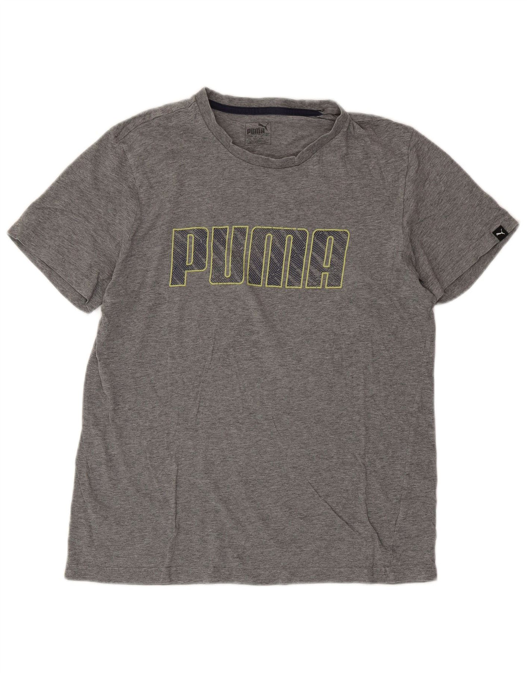 PUMA T-shirt graphique pour hommes, grand, gris