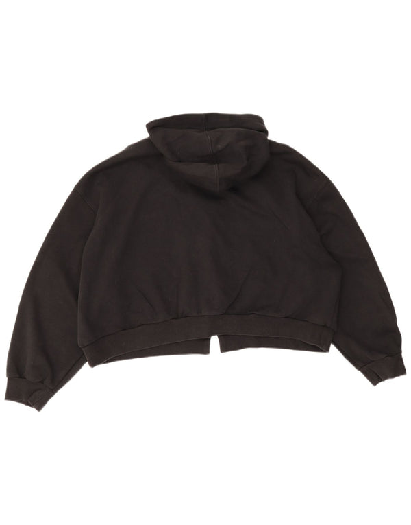 Adidas Veste de survêtement surdimensionnée à capuche pour femme UK 18 XL Noir
