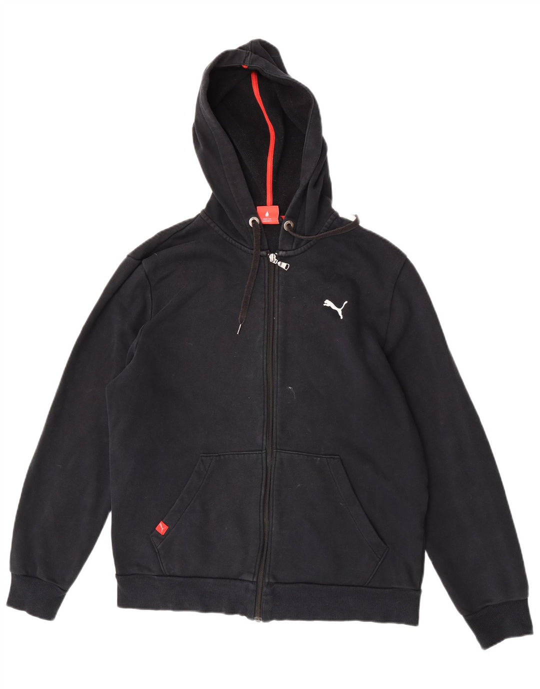 Puma Sweat à Capuche Zippé Homme Noir Moyen Coton