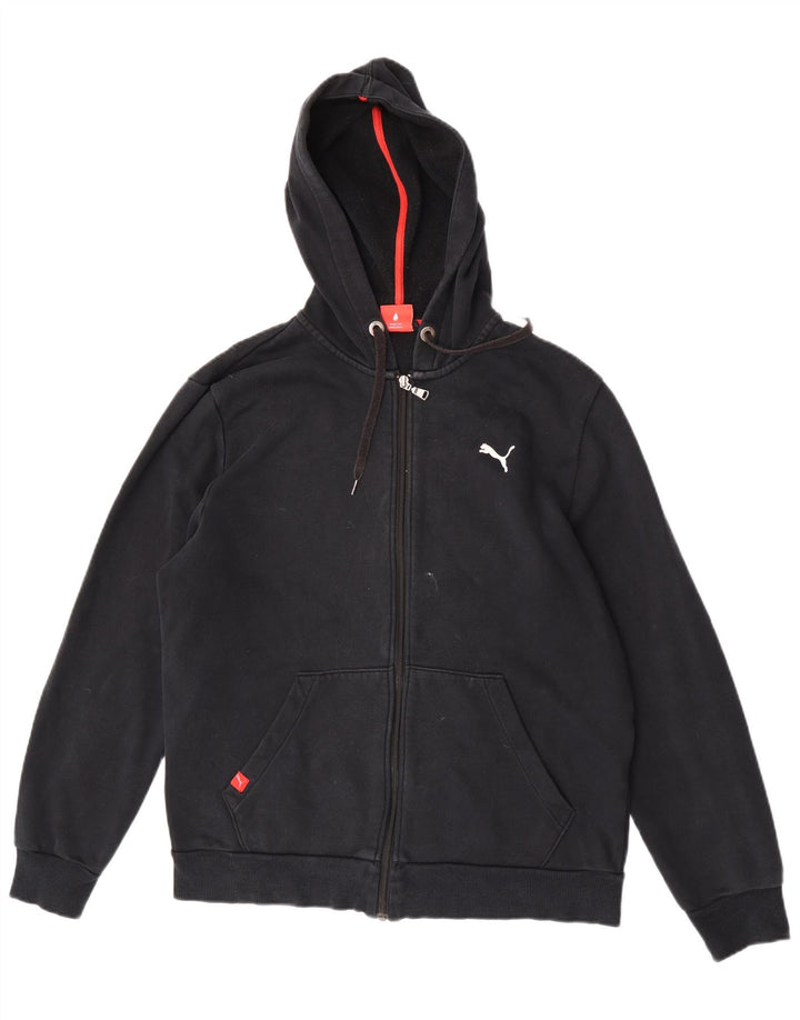 Puma Sweat à Capuche Zippé Homme Noir Moyen Coton