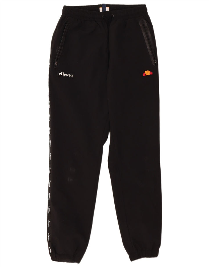Ellesse Pantalon de survêtement graphique pour homme Petit noir Polyester