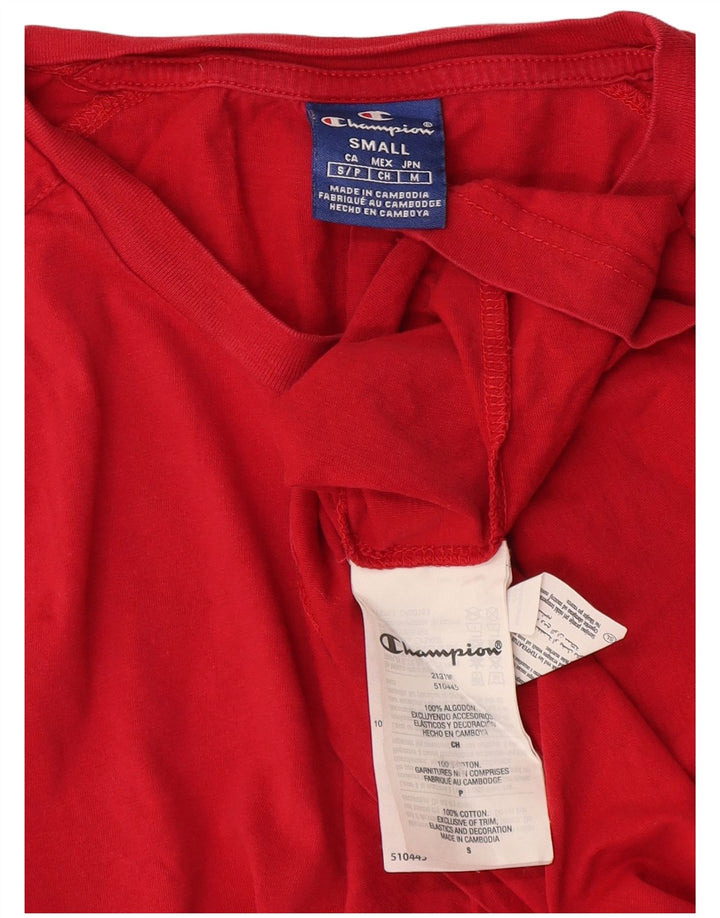 Champion T-Shirt Homme Petit Rouge Coton