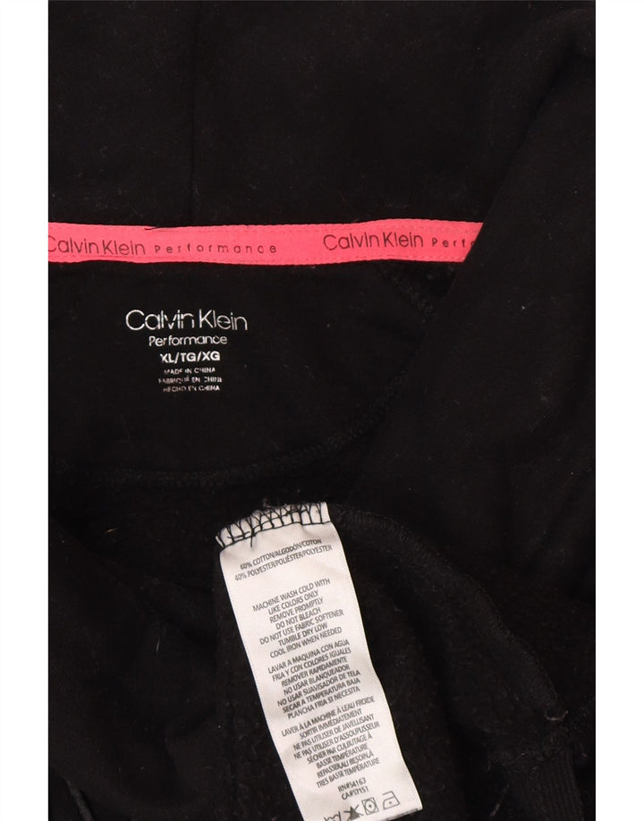 Calvin Klein Performance Graphic Sweatshirt Jumper UK 18 XL Noir