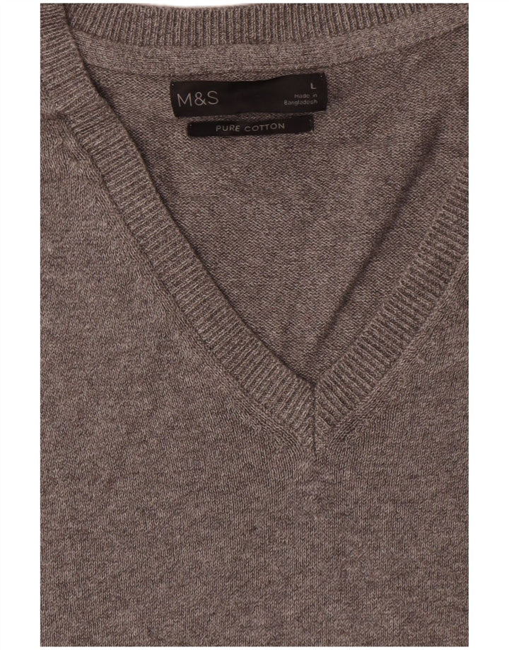 Marks & Spencer Débardeur pour homme en coton gris Taille L
