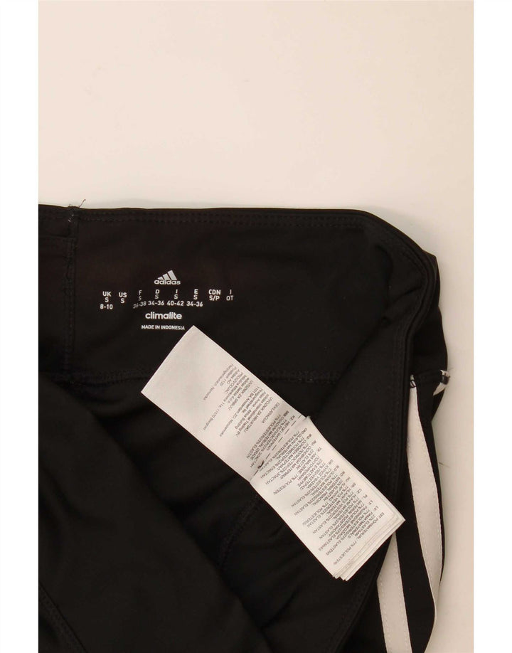 Adidas Climalite Leggings UK 8/10 Petit Noir Polyester