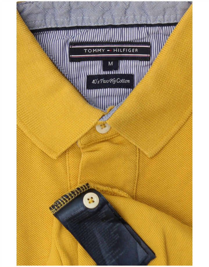 Tommy Hilfiger Polo Homme Jaune Moyen Coton