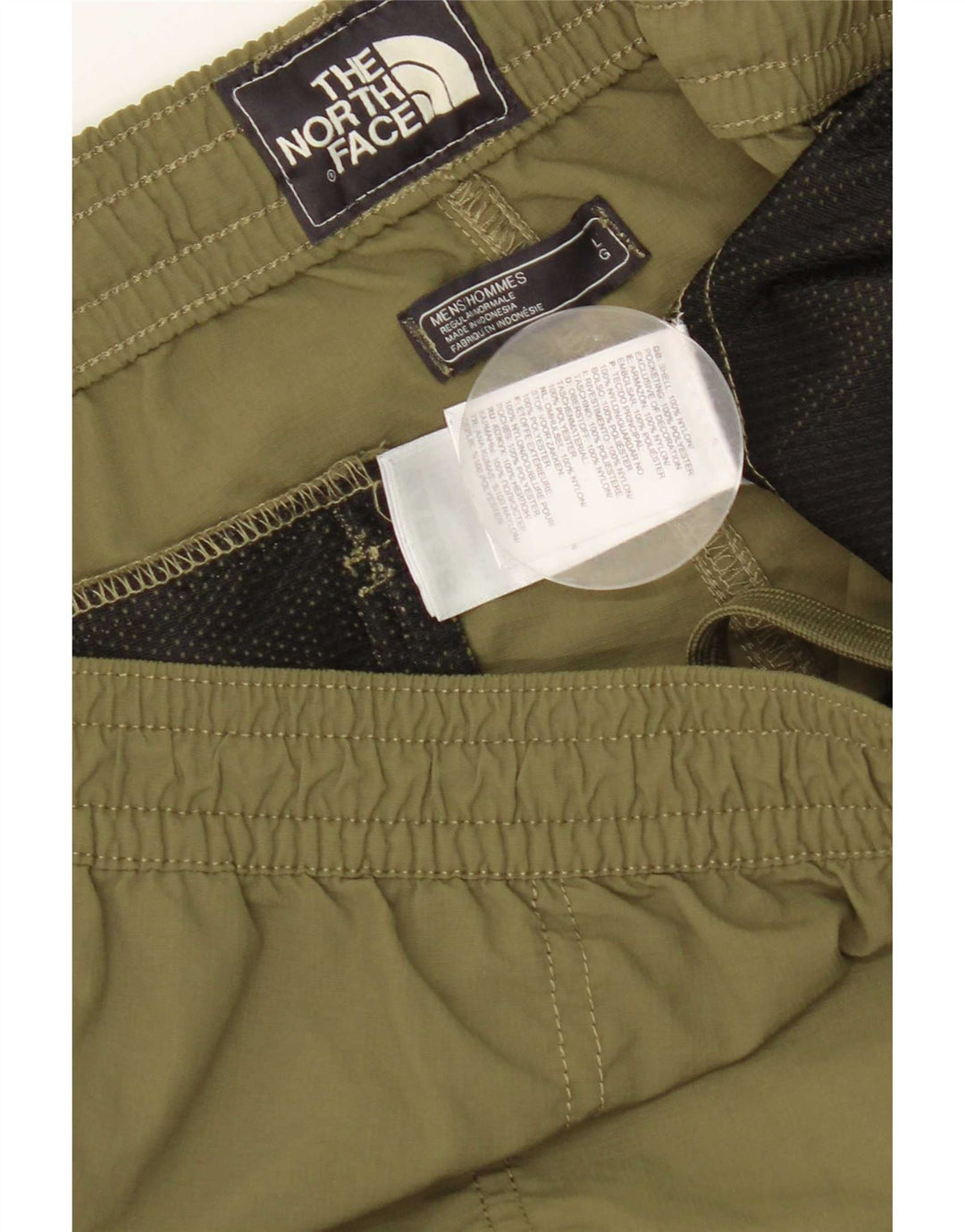 The North Face Short de sport pour homme Large Kaki Nylon