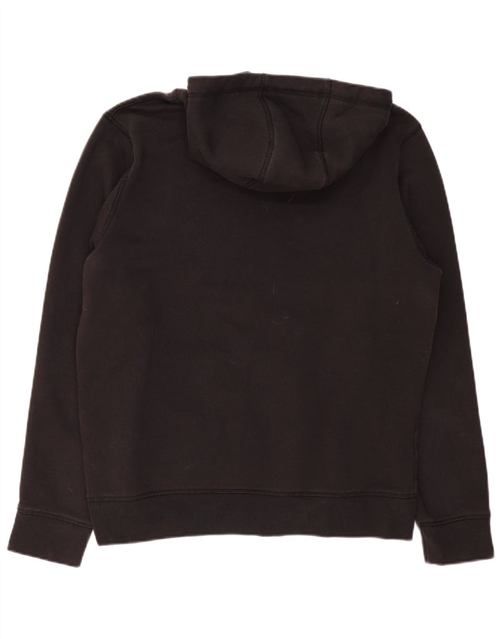 TOMMY HILFIGER Pull à capuche graphique pour homme Grand coton noir