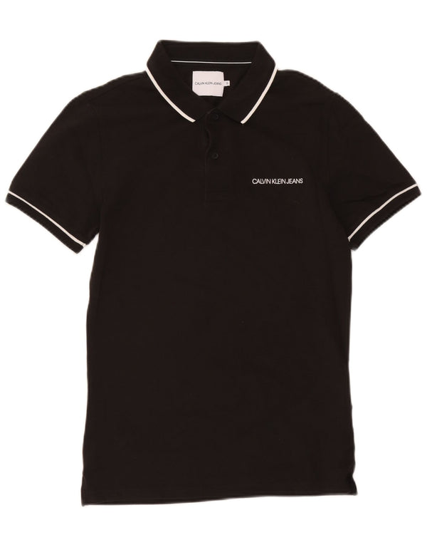 Calvin Klein Jeans Polo Homme Petit Noir Coton