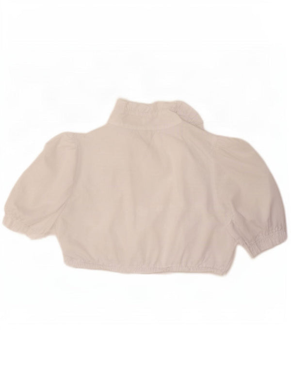 Hess Frackmann Femme Crop Top IT 44 Medium Blanc Polyester