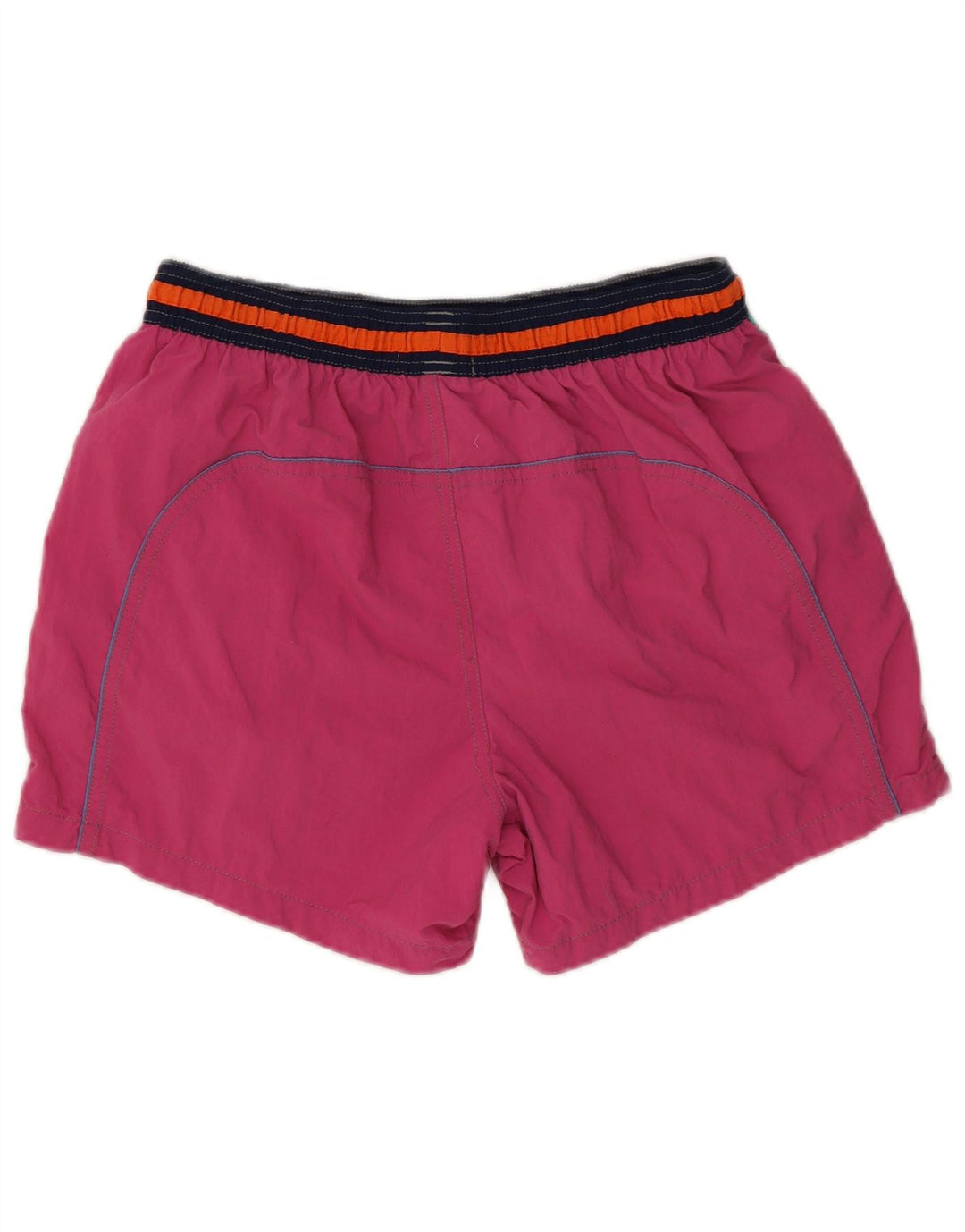 Byblos Short de Bain Homme IT 50 Polyamide Colorblock Rose Moyen