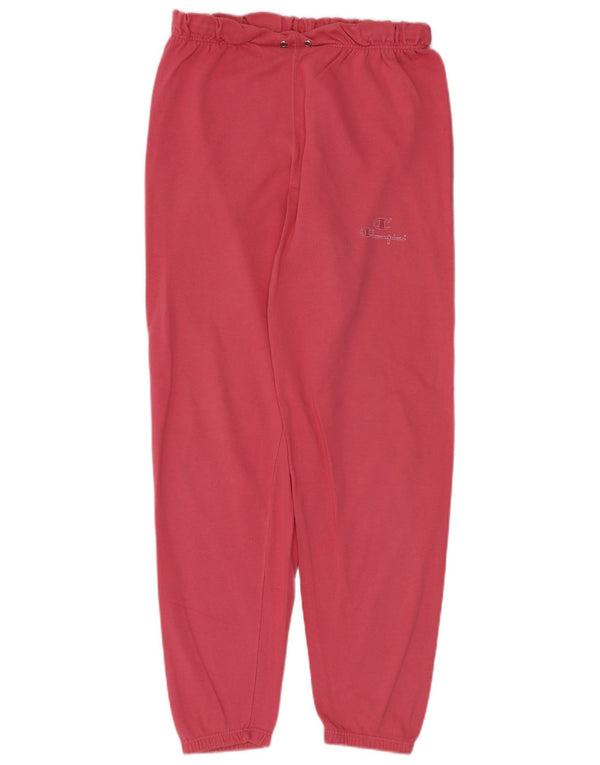 Champion Pantalon de survêtement pour femme Joggers UK 14 Coton rose moyen