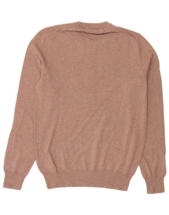 Marks & Spencer Pull Col Rond Homme Rose Moyen Coton