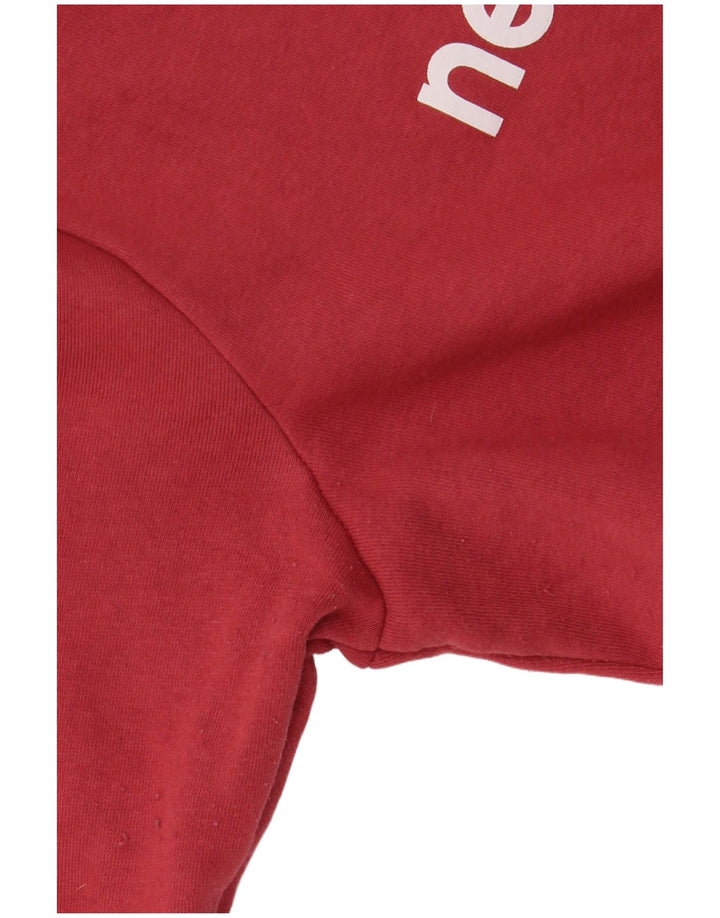 New Balance Sweat-shirt graphique pour homme Petit coton rouge