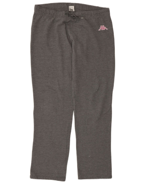 Kappa Pantalon de survêtement pour femme UK 44, gris moyen, coton moucheté