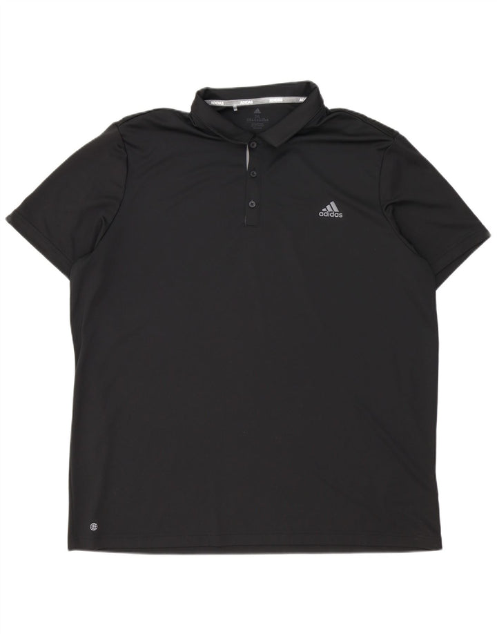 Adidas Polo Aeroready Homme 2XL Noir Polyester