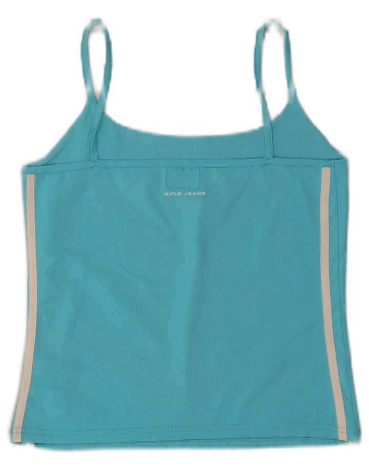 Rifle Femmes Crop Cami Top UK 14 Grand Bleu
