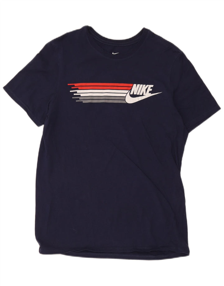 Nike Homme Athletic Cut Graphic T-Shirt Haut Bleu Marine Moyen