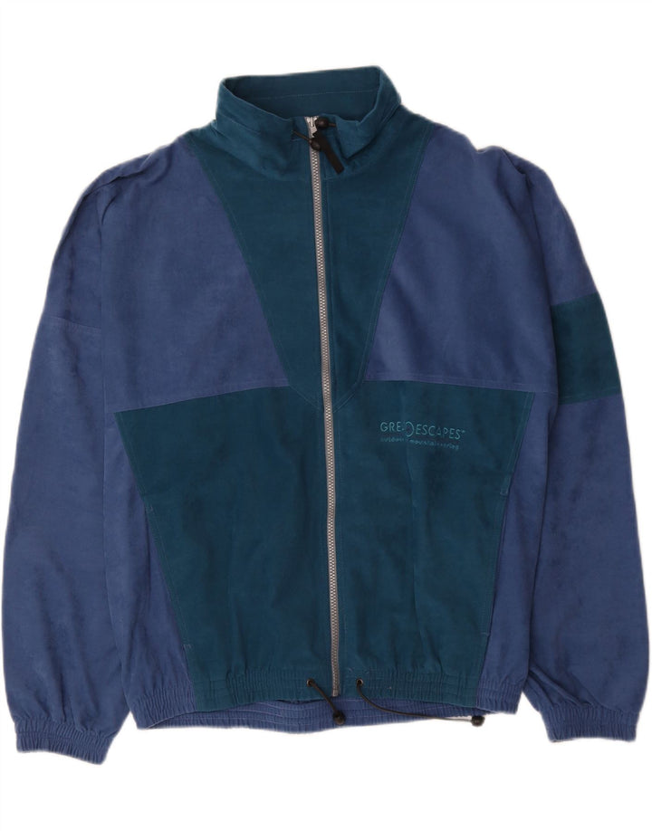 Great Escapes Veste de survêtement pour homme IT 52 Large Bleu Colorblock