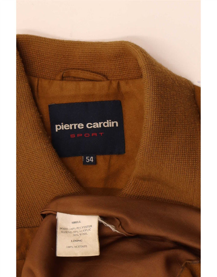 Pierre Cardin Veste Bomber Homme IT 54 2XL Jaune Polyester