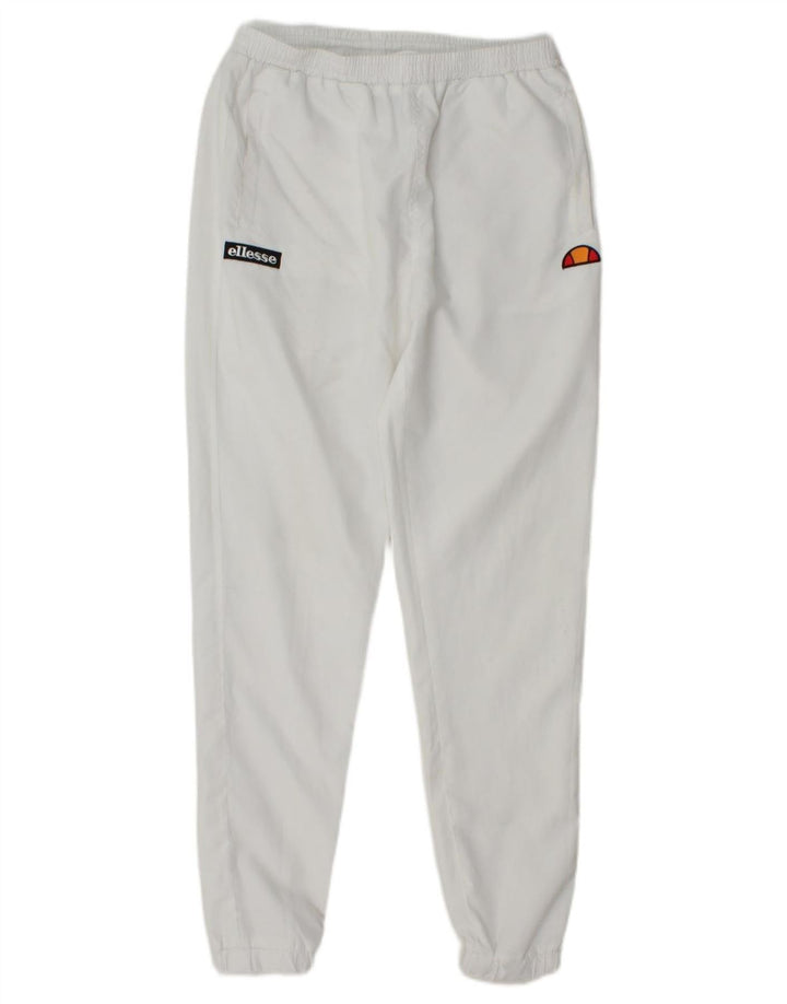 ELLESSE Pantalon de Survêtement Homme Joggers Small Blanc Polyester