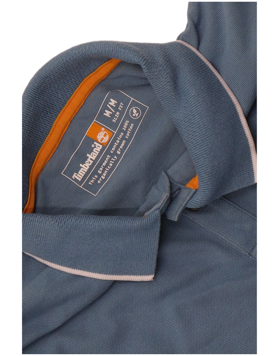 Timberland Polo Slim Fit Homme Bleu Moyen Coton