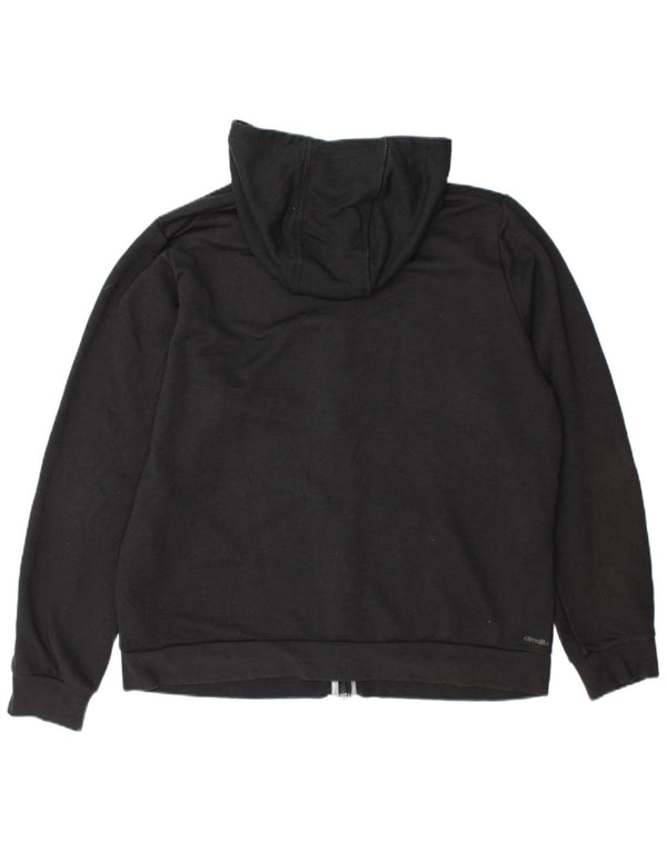 Adidas Pull à capuche zippé graphique pour homme XL Gris Polyester
