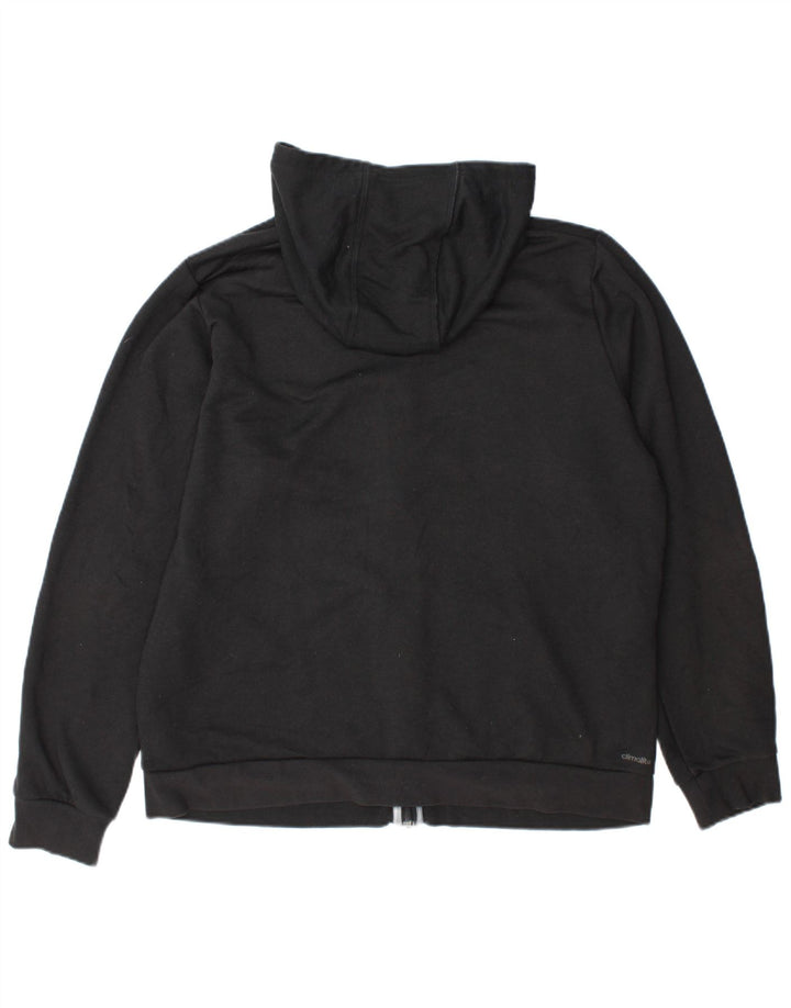 Adidas Pull à capuche zippé graphique pour homme XL Gris Polyester