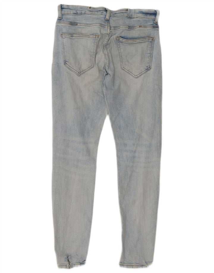Zara Jean skinny vieilli pour homme EU 40 Medium W31 L29 Bleu