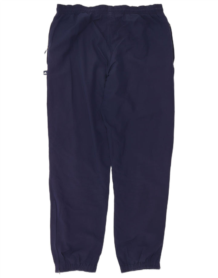 Adidas Pantalon de survêtement pour homme Pantalon de jogging Large Bleu marine Polyester