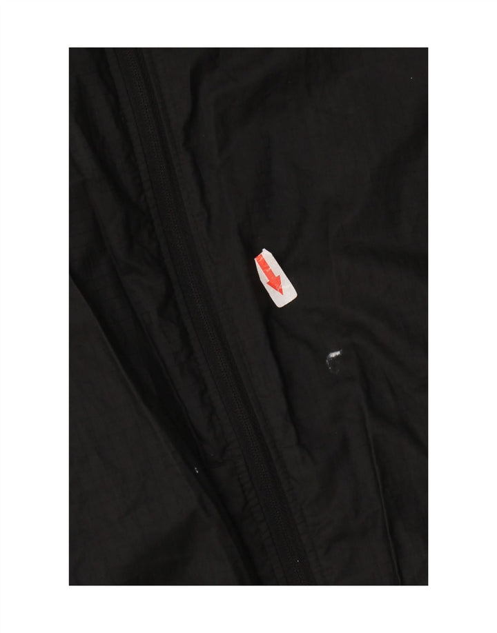 Nike Veste de pluie à capuche pour femme UK 14 Medium Noir Polyester