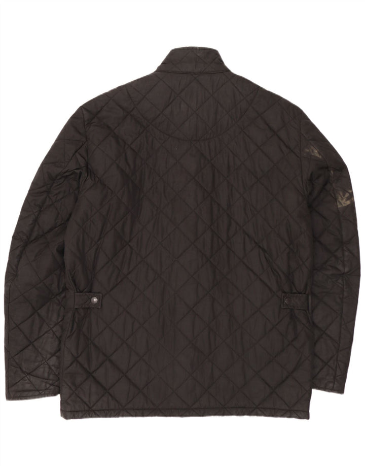 Barbour Veste matelassée pour homme UK 40 Large Noir
