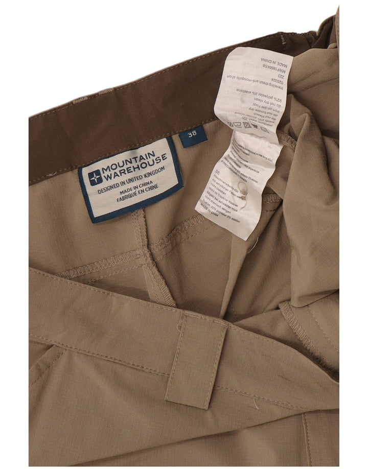 Mountain Warehouse Short cargo pour homme W38 XL Beige Polyester