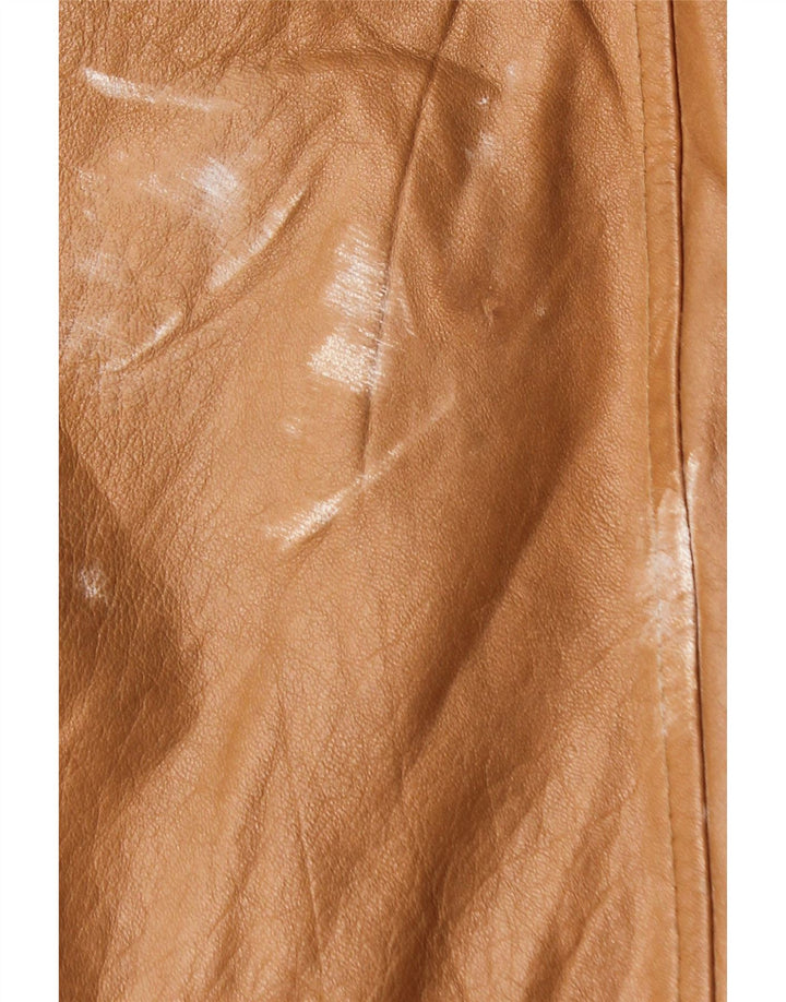 Manteau en cuir homme vintage IT 50 grand cuir marron