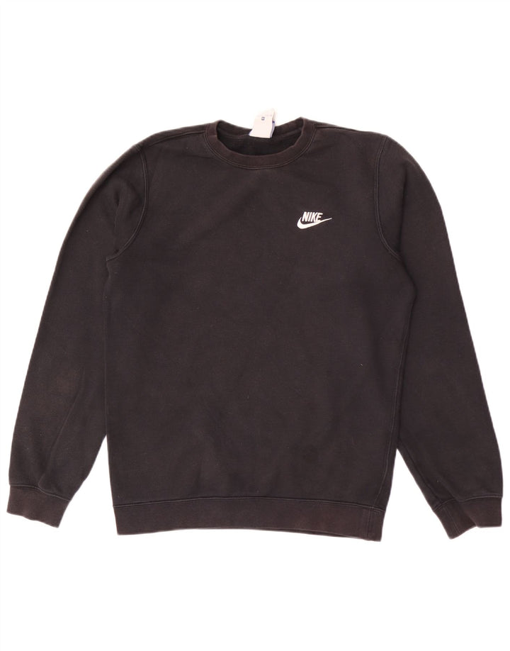 Nike Mens Sweatshirt Jumper XS Noir Coton