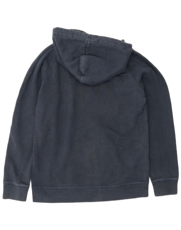 Jack Wills Pull à capuche graphique pour femme UK 12 Bleu marine moyen Coton