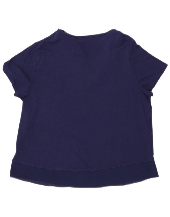 Marks & Spencer Chemisier pour femme UK 16 Large Bleu marine Viscose
