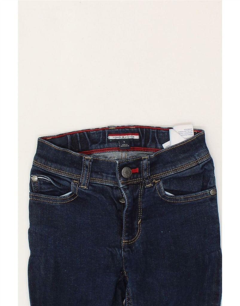 TOMMY HILFIGER Boys Straight Jeans 4-5 Years W21 L18 Navy Blue Cotton Vintage Tommy Hilfiger and Second-Hand Tommy Hilfiger from Messina Hembry 