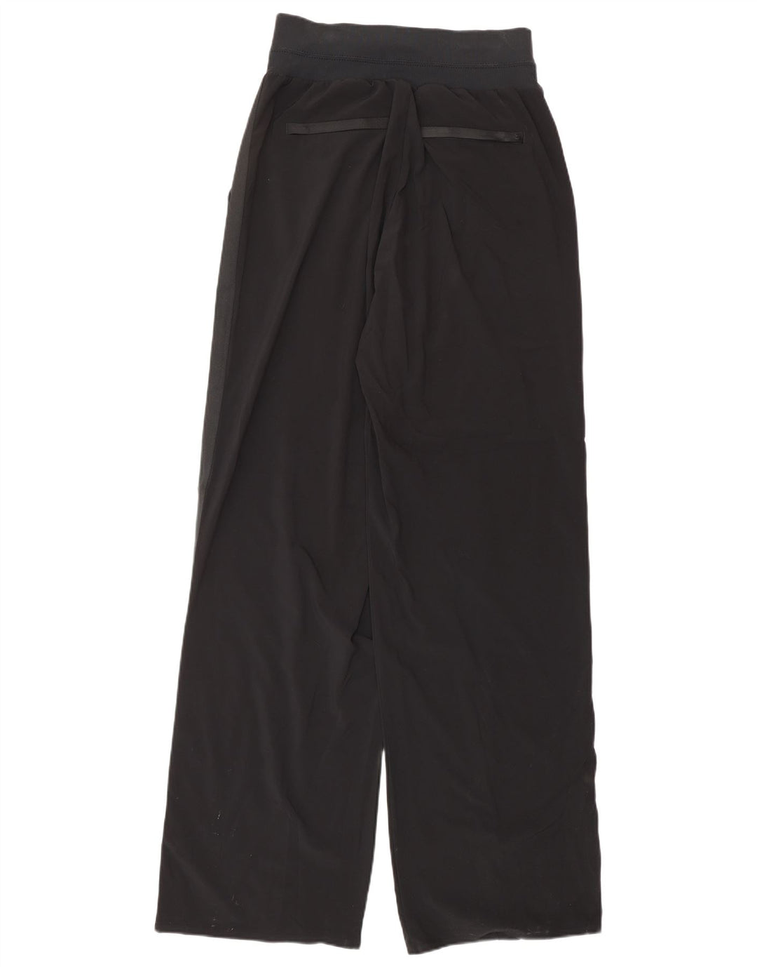 ATHLETA Pantalon de survêtement à jambe large pour femme US 6 Polyester noir moyen