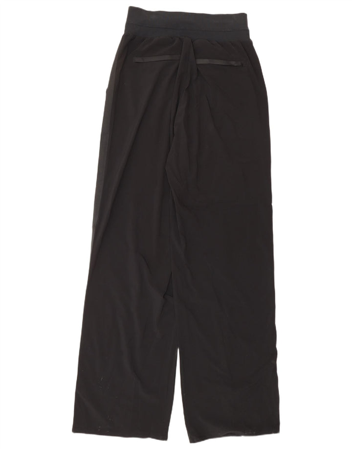 ATHLETA Pantalon de survêtement à jambe large pour femme US 6 Polyester noir moyen