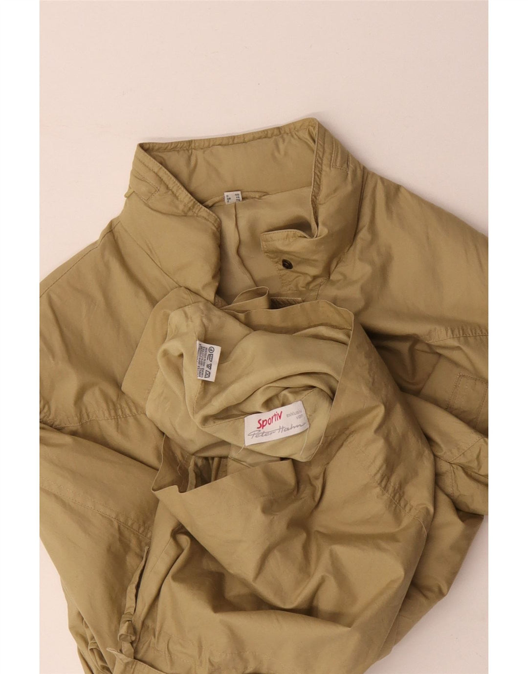 Peter Hahn Veste utilitaire à capuche surdimensionnée pour femme UK 14 Grand coton jaune